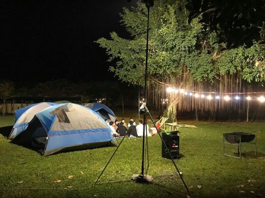 Cắm trại ngủ lều rừng Nam Cát Tiên